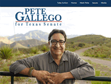 Tablet Screenshot of petegallego.com